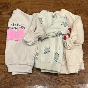 Zara Kids Crew Neck Sweatshirt Bundle